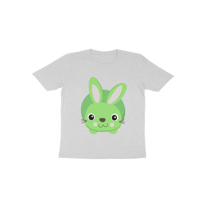 Toddler Half Sleeve Round Neck Tshirt – Cute Small Bunny puraidoprints