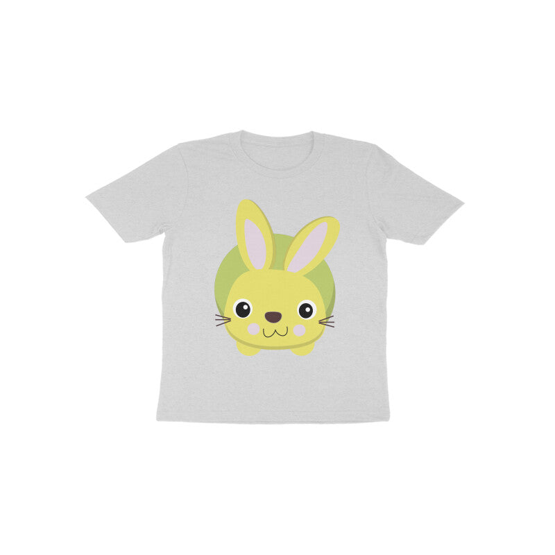 Toddler Half Sleeve Round Neck Tshirt – Cute Small Bunny puraidoprints