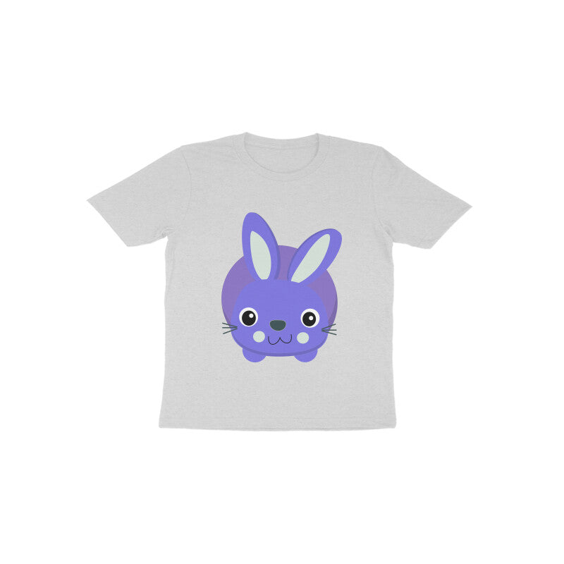 Toddler Half Sleeve Round Neck Tshirt – Cute Small Bunny puraidoprints