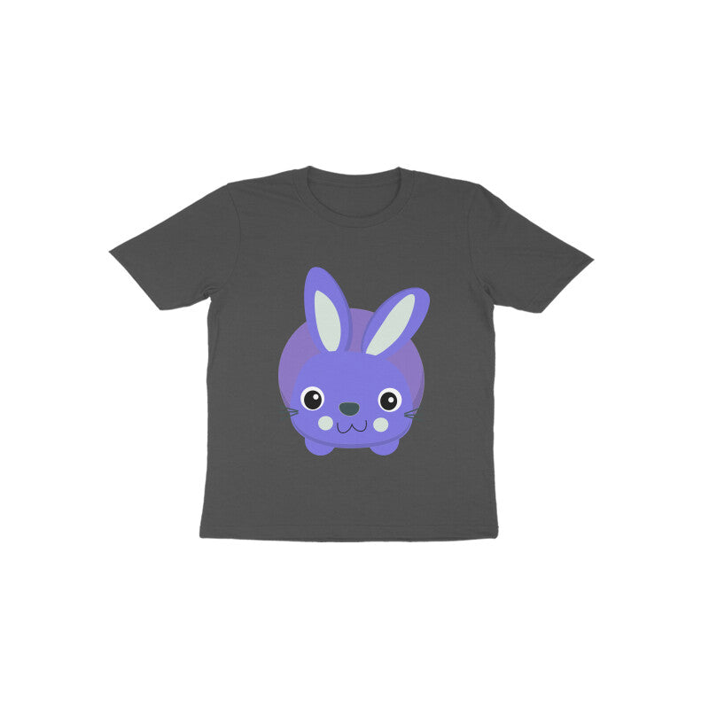 Toddler Half Sleeve Round Neck Tshirt – Cute Small Bunny puraidoprints