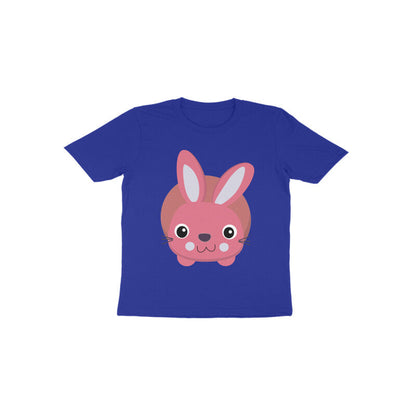 Toddler Half Sleeve Round Neck Tshirt – Cute Small Bunny puraidoprints