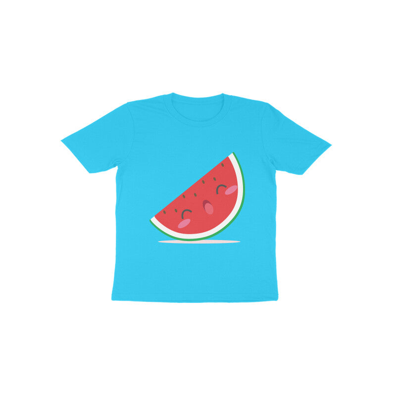 Toddler Half Sleeve Round Neck Tshirt – Cute Watermelon puraidoprints