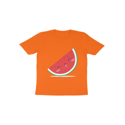 Toddler Half Sleeve Round Neck Tshirt – Cute Watermelon puraidoprints