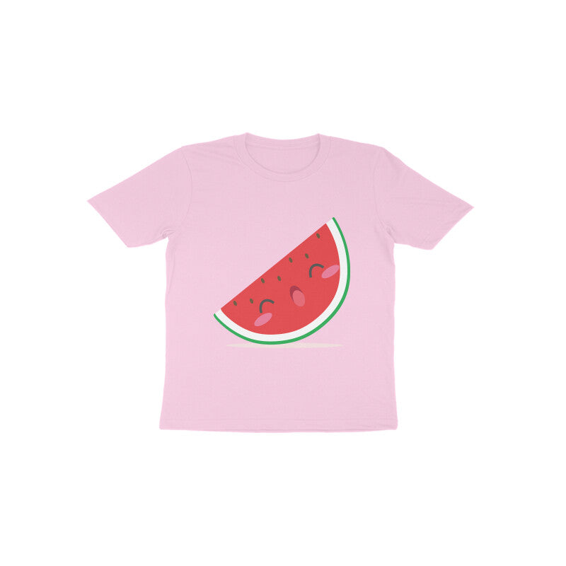 Toddler Half Sleeve Round Neck Tshirt – Cute Watermelon puraidoprints