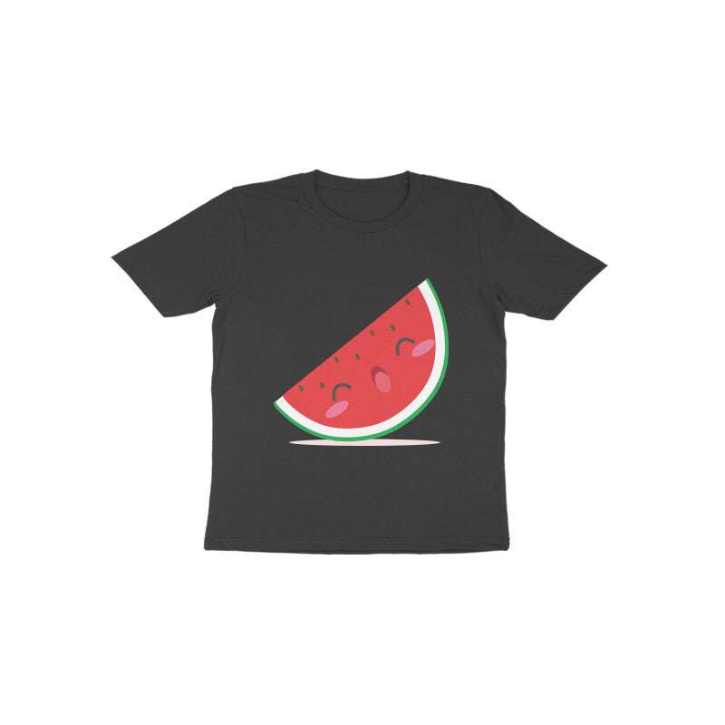 Toddler Half Sleeve Round Neck Tshirt – Cute Watermelon puraidoprints