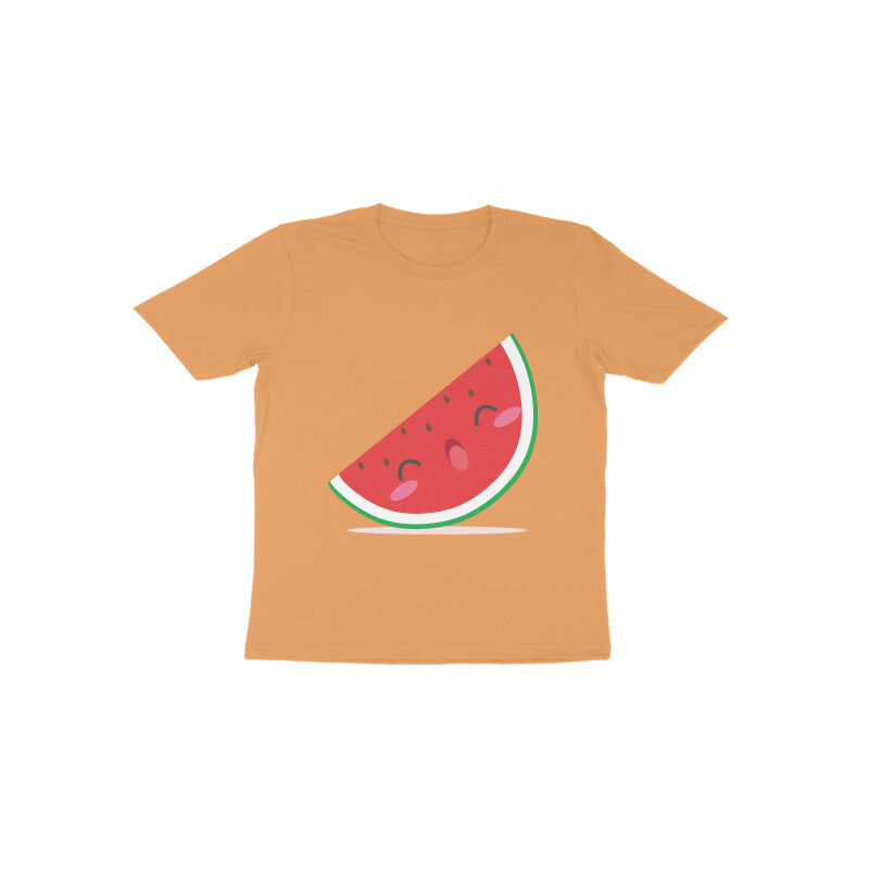 Toddler Half Sleeve Round Neck Tshirt – Cute Watermelon puraidoprints