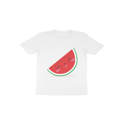 Toddler Half Sleeve Round Neck Tshirt – Cute Watermelon puraidoprints