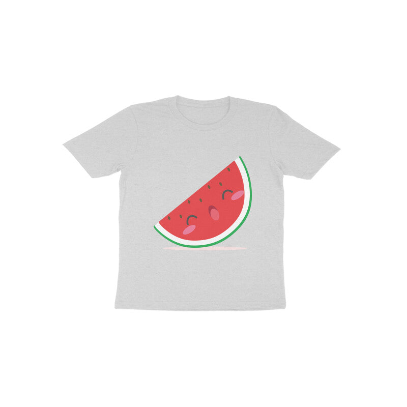 Toddler Half Sleeve Round Neck Tshirt – Cute Watermelon puraidoprints