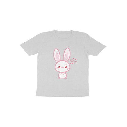 Toddler' Half Sleeve Round Neck Tshirt – Cute bunny puraidoprints