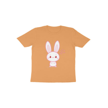 Toddler' Half Sleeve Round Neck Tshirt – Cute bunny puraidoprints