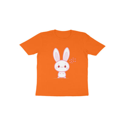 Toddler' Half Sleeve Round Neck Tshirt – Cute bunny puraidoprints