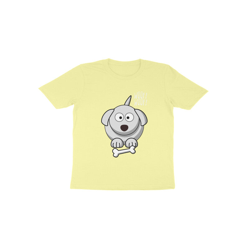 Toddler Half Sleeve Round Neck Tshirt – Doggy Bone puraidoprints