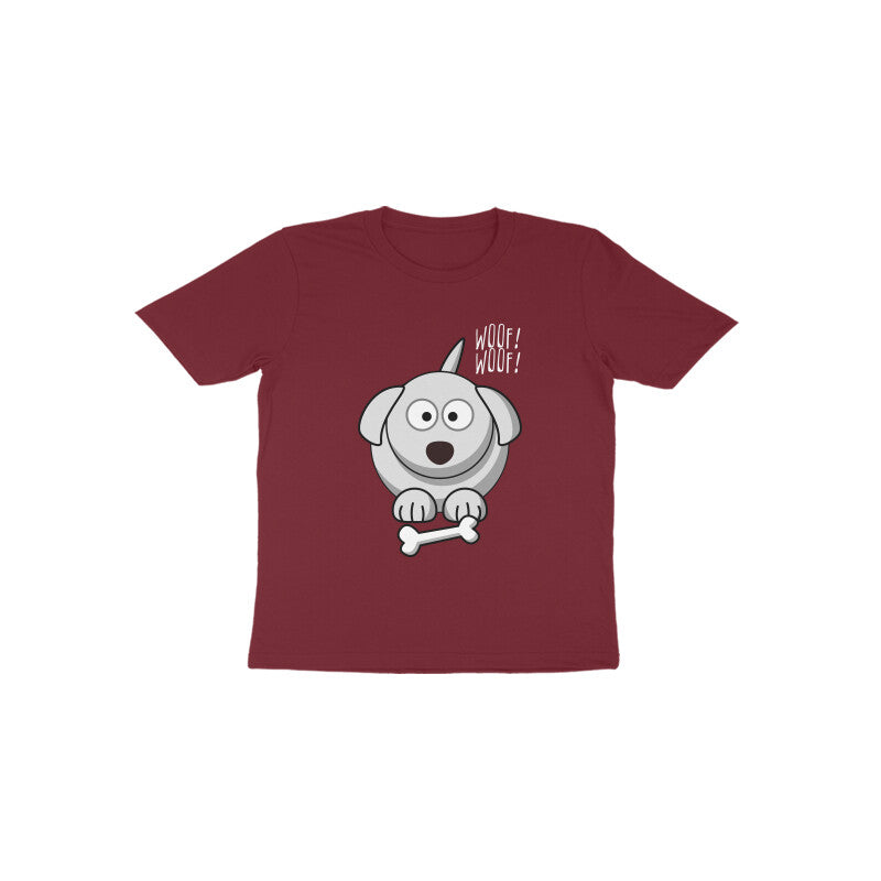 Toddler Half Sleeve Round Neck Tshirt – Doggy Bone puraidoprints
