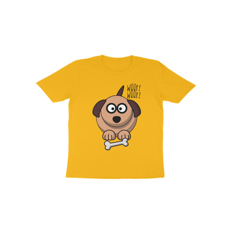 Toddler Half Sleeve Round Neck Tshirt – Doggy Bone puraidoprints
