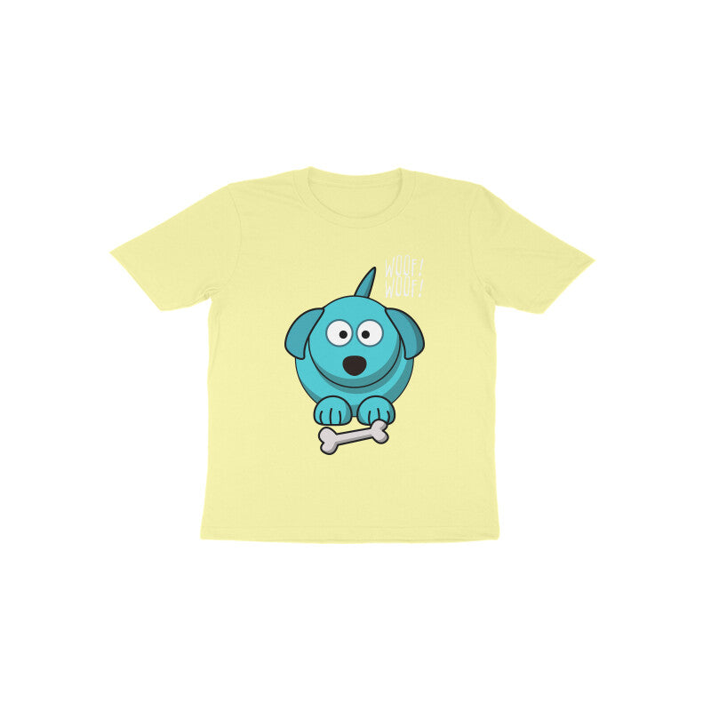 Toddler Half Sleeve Round Neck Tshirt – Doggy Bone puraidoprints
