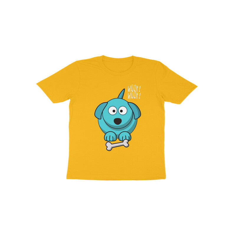 Toddler Half Sleeve Round Neck Tshirt – Doggy Bone puraidoprints