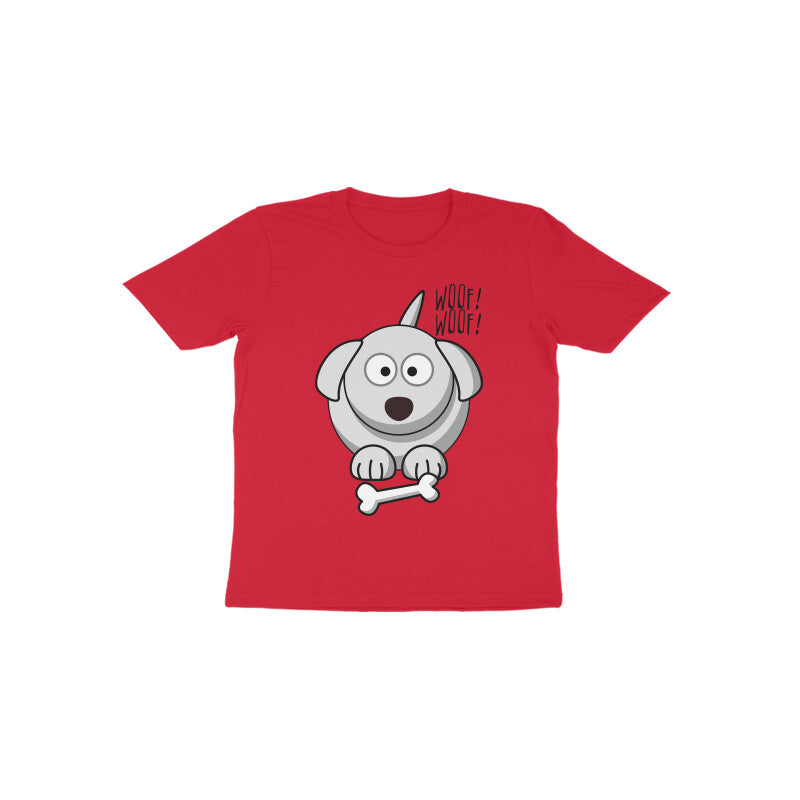 Toddler Half Sleeve Round Neck Tshirt – Doggy Bone puraidoprints