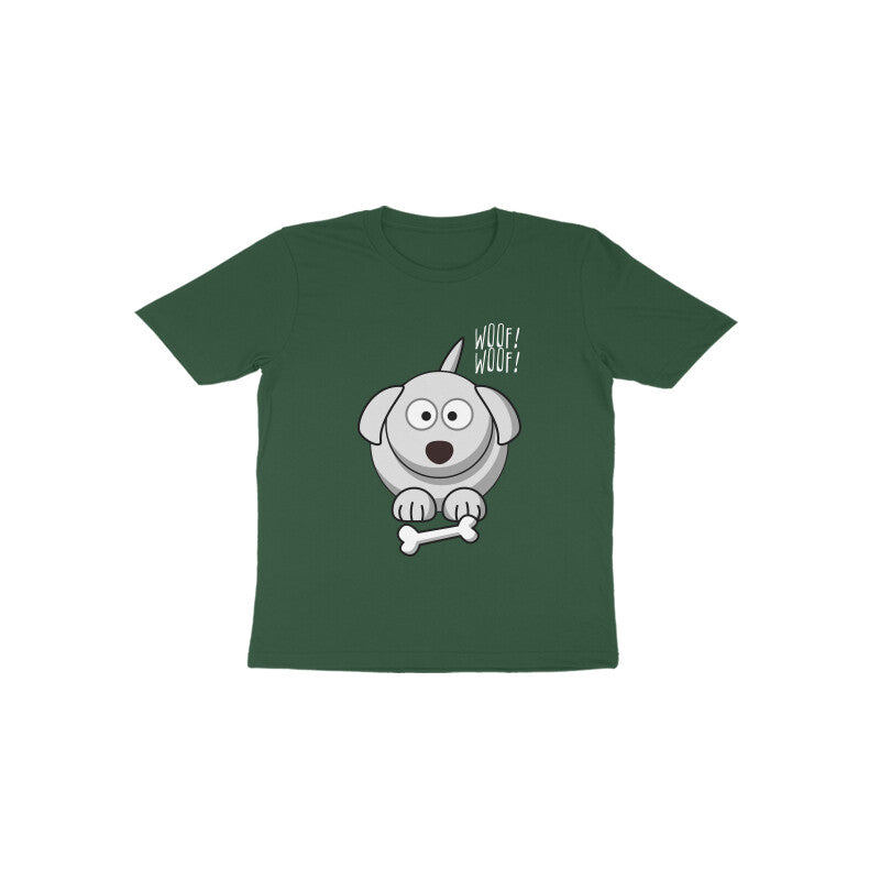 Toddler Half Sleeve Round Neck Tshirt – Doggy Bone puraidoprints