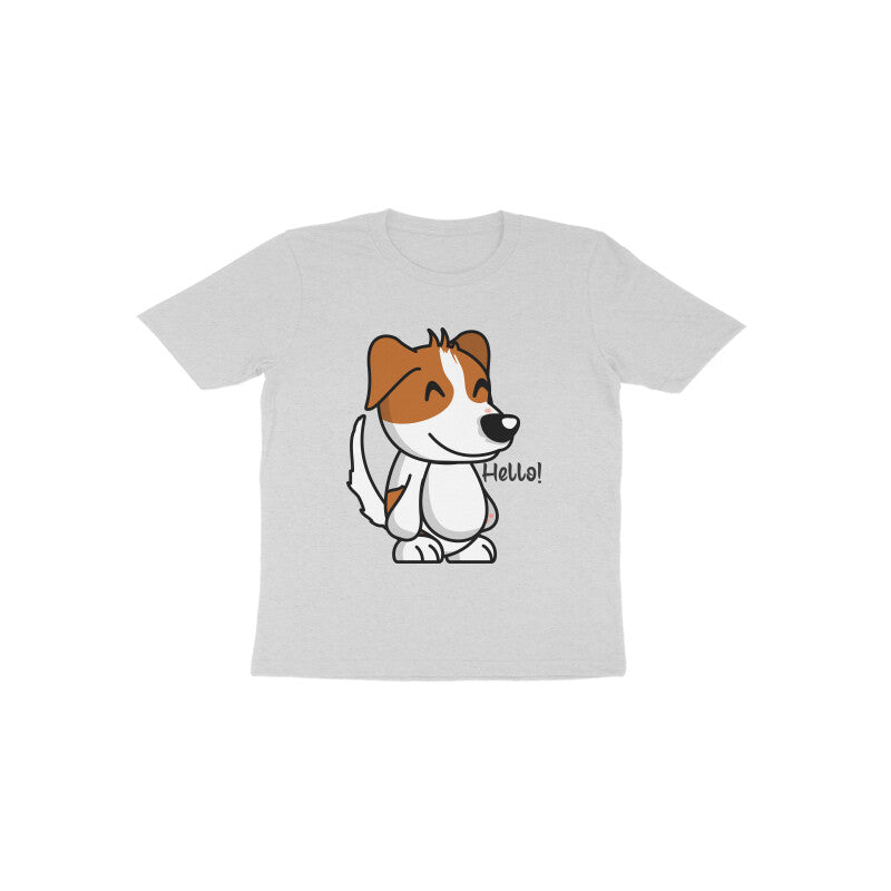 Toddler Half Sleeve Round Neck Tshirt – Doggy Hello puraidoprints