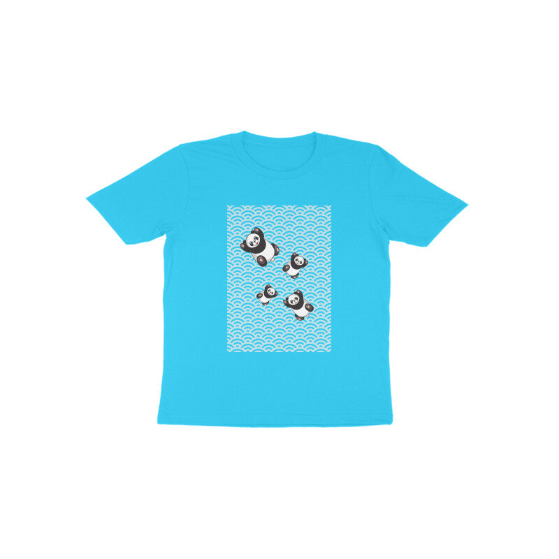 Toddler Half Sleeve Round Neck Tshirt – Falling Panda puraidoprints