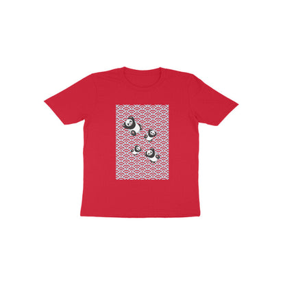 Toddler Half Sleeve Round Neck Tshirt – Falling Panda puraidoprints