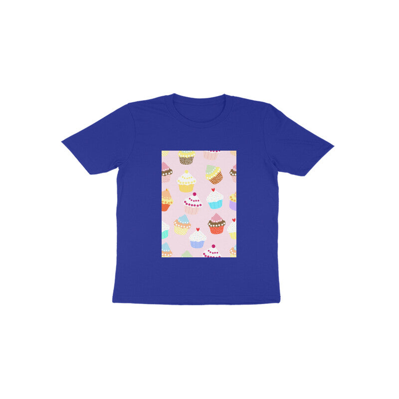 Toddler Half Sleeve Round Neck Tshirt –  Falling Sweet Cakes puraidoprints