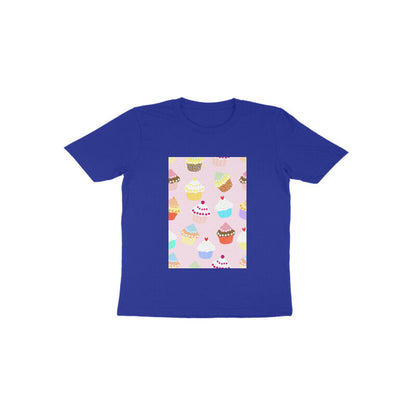 Toddler Half Sleeve Round Neck Tshirt –  Falling Sweet Cakes puraidoprints