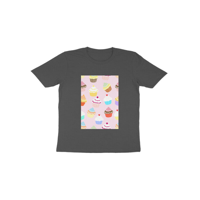 Toddler Half Sleeve Round Neck Tshirt –  Falling Sweet Cakes puraidoprints
