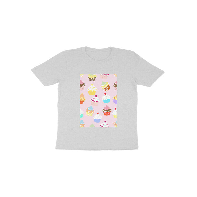 Toddler Half Sleeve Round Neck Tshirt –  Falling Sweet Cakes puraidoprints