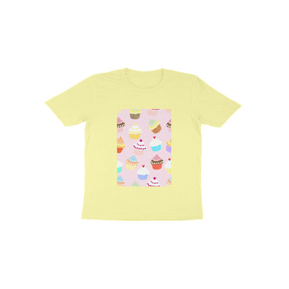 Toddler Half Sleeve Round Neck Tshirt –  Falling Sweet Cakes puraidoprints