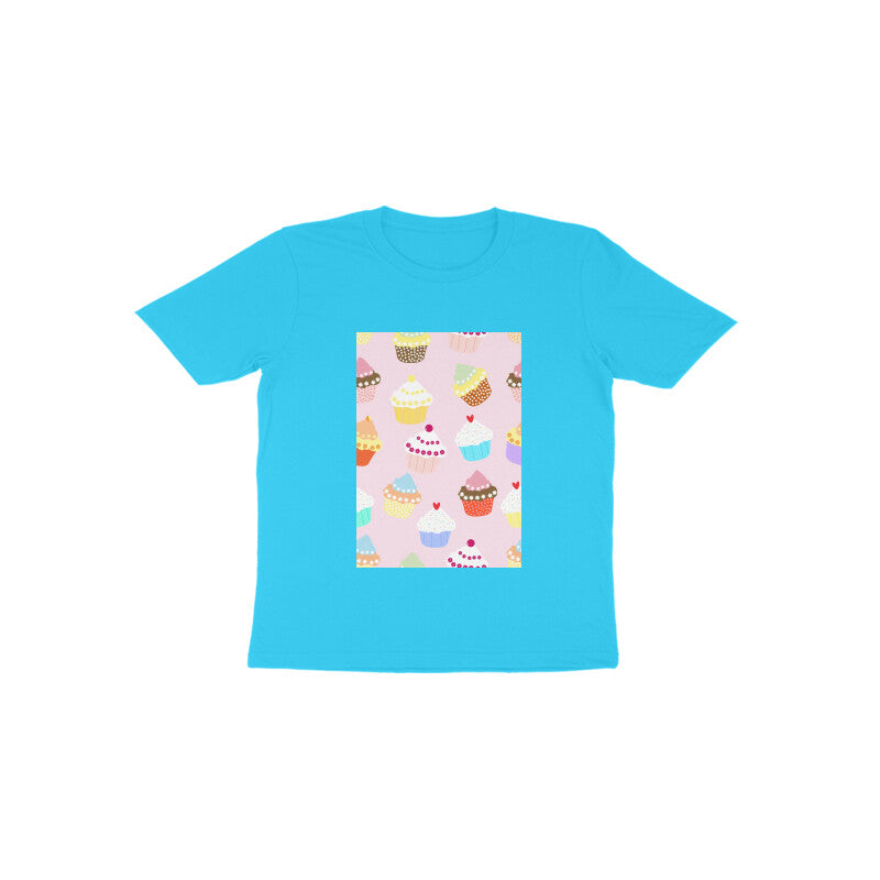 Toddler Half Sleeve Round Neck Tshirt –  Falling Sweet Cakes puraidoprints