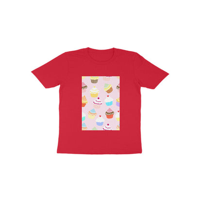 Toddler Half Sleeve Round Neck Tshirt –  Falling Sweet Cakes puraidoprints