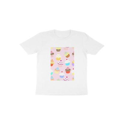Toddler Half Sleeve Round Neck Tshirt –  Falling Sweet Cakes puraidoprints