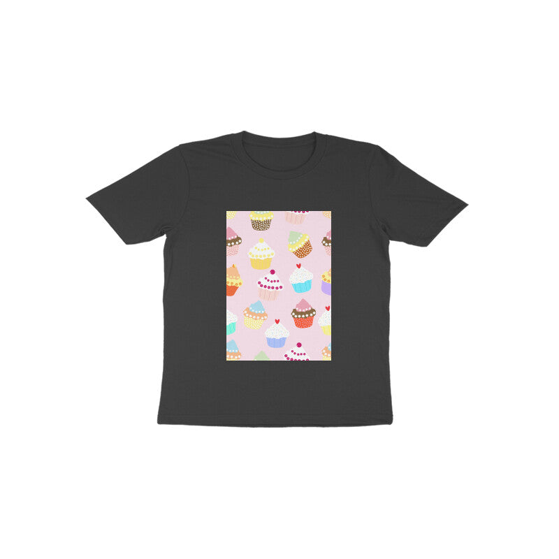 Toddler Half Sleeve Round Neck Tshirt –  Falling Sweet Cakes puraidoprints