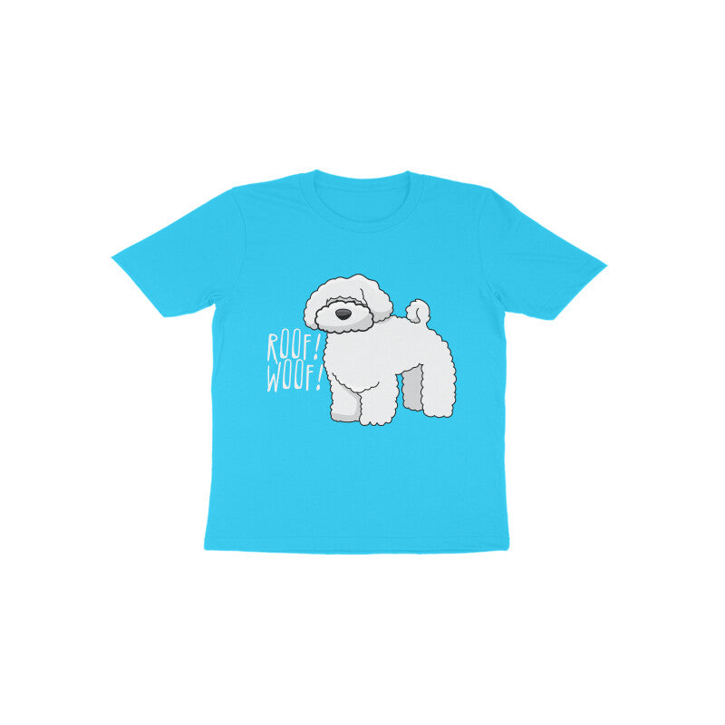 Toddler Half Sleeve Round Neck Tshirt – Fluffy Dog puraidoprints