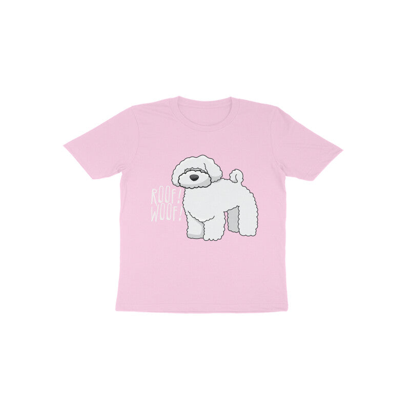 Toddler Half Sleeve Round Neck Tshirt – Fluffy Dog puraidoprints