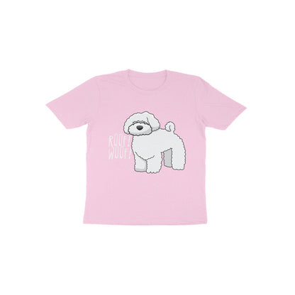 Toddler Half Sleeve Round Neck Tshirt – Fluffy Dog puraidoprints
