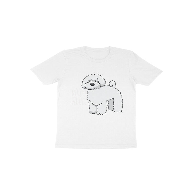 Toddler Half Sleeve Round Neck Tshirt – Fluffy Dog puraidoprints