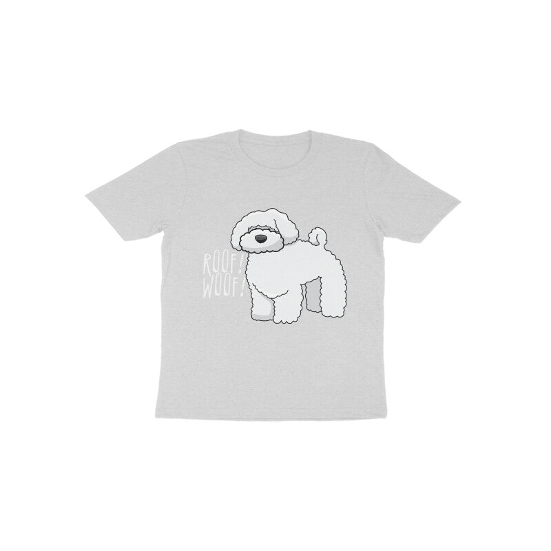 Toddler Half Sleeve Round Neck Tshirt – Fluffy Dog puraidoprints