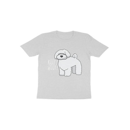 Toddler Half Sleeve Round Neck Tshirt – Fluffy Dog puraidoprints