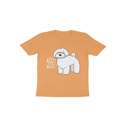 Toddler Half Sleeve Round Neck Tshirt – Fluffy Dog puraidoprints