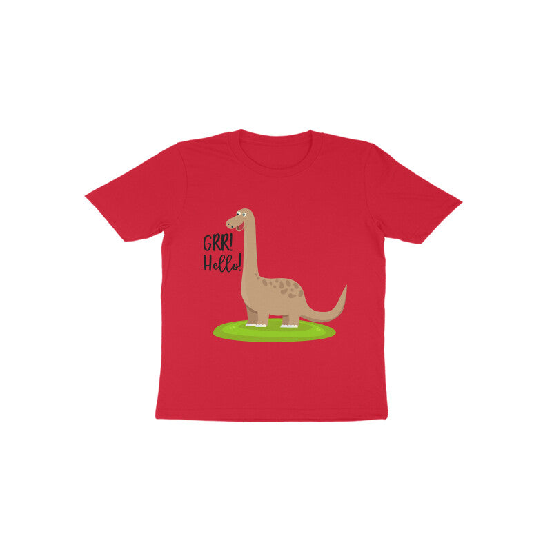 Toddler Half Sleeve Round Neck Tshirt –  Happy Dino puraidoprints