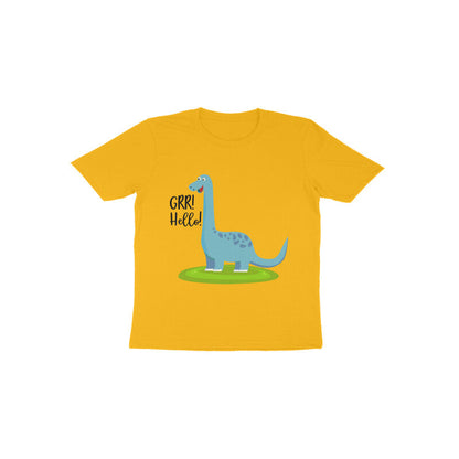 Toddler Half Sleeve Round Neck Tshirt –  Happy Dino puraidoprints