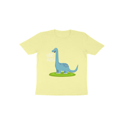 Toddler Half Sleeve Round Neck Tshirt –  Happy Dino puraidoprints