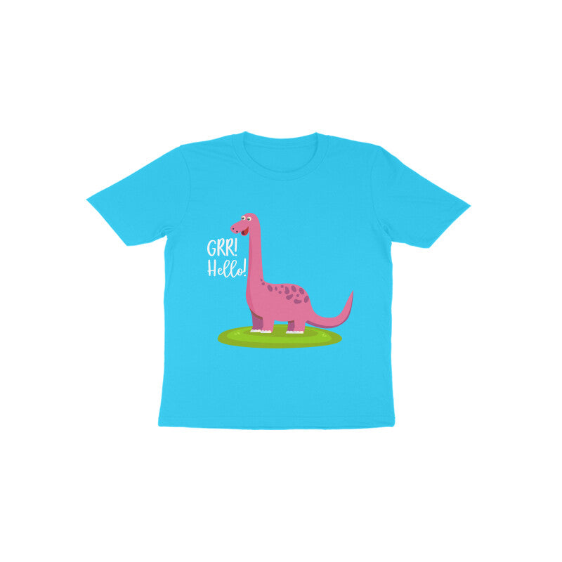 Toddler Half Sleeve Round Neck Tshirt –  Happy Dino puraidoprints