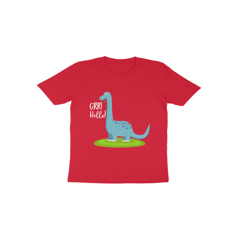 Toddler Half Sleeve Round Neck Tshirt –  Happy Dino puraidoprints