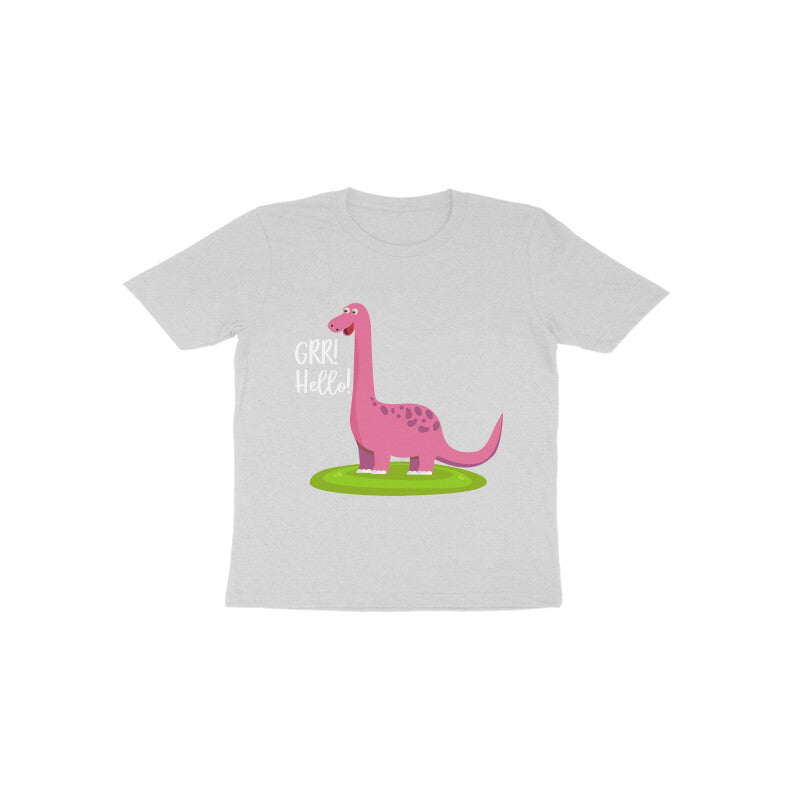 Toddler Half Sleeve Round Neck Tshirt –  Happy Dino puraidoprints