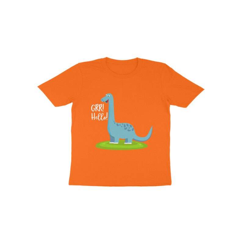 Toddler Half Sleeve Round Neck Tshirt –  Happy Dino puraidoprints