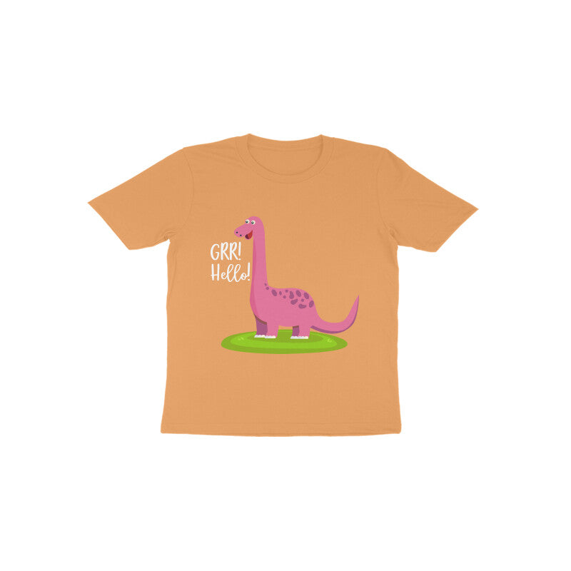 Toddler Half Sleeve Round Neck Tshirt –  Happy Dino puraidoprints