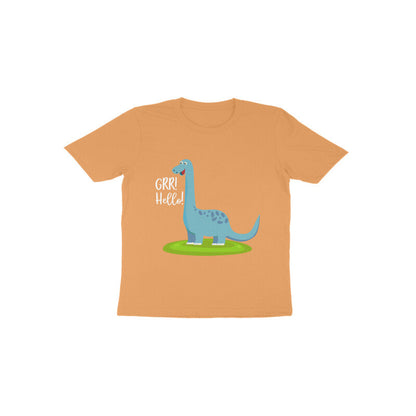 Toddler Half Sleeve Round Neck Tshirt –  Happy Dino puraidoprints